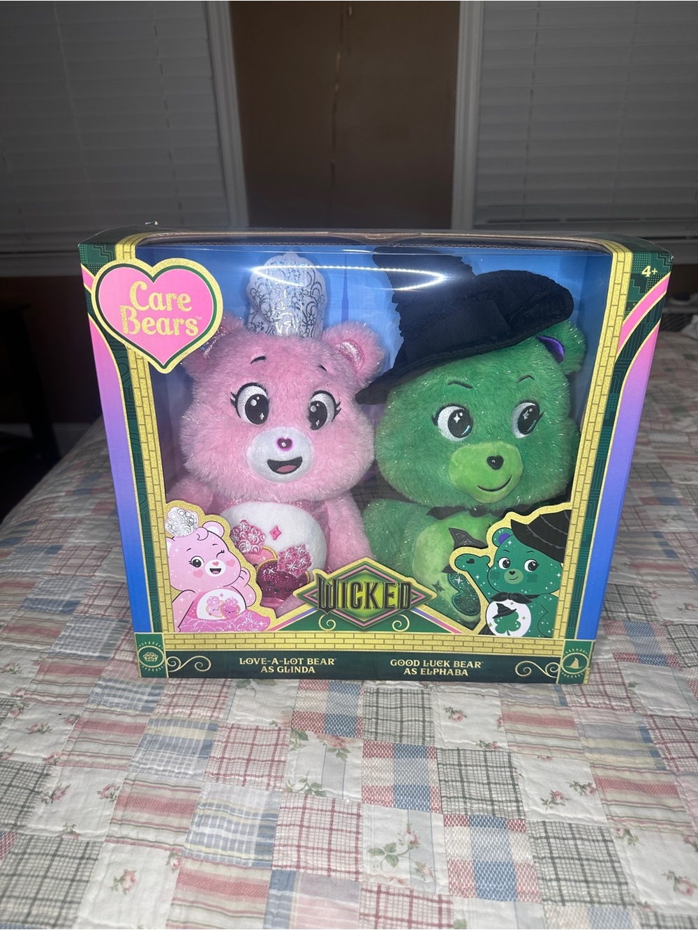 Care Bears x Wicked Love-A-Lot Bear as Glinda & Good Luck Bear as Elphaba
